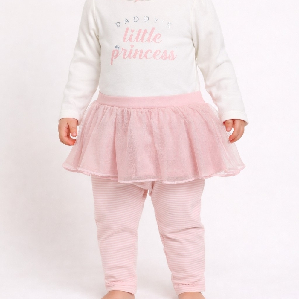 Carter's White and Pink Baby Girl Tutu Outfit